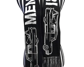 MEMENTO MORI Hearse Knit Gothic Scarf