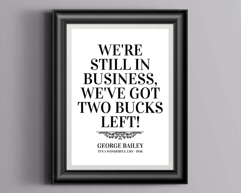 Printable It's A Wonderful Life Quotes - Its a Wonderful Life Quotes print George Bailey print | Etsy Printable It's A Wonderful Life Quotes - Its a Wonderful Life Quotes print George Bailey print | Etsy