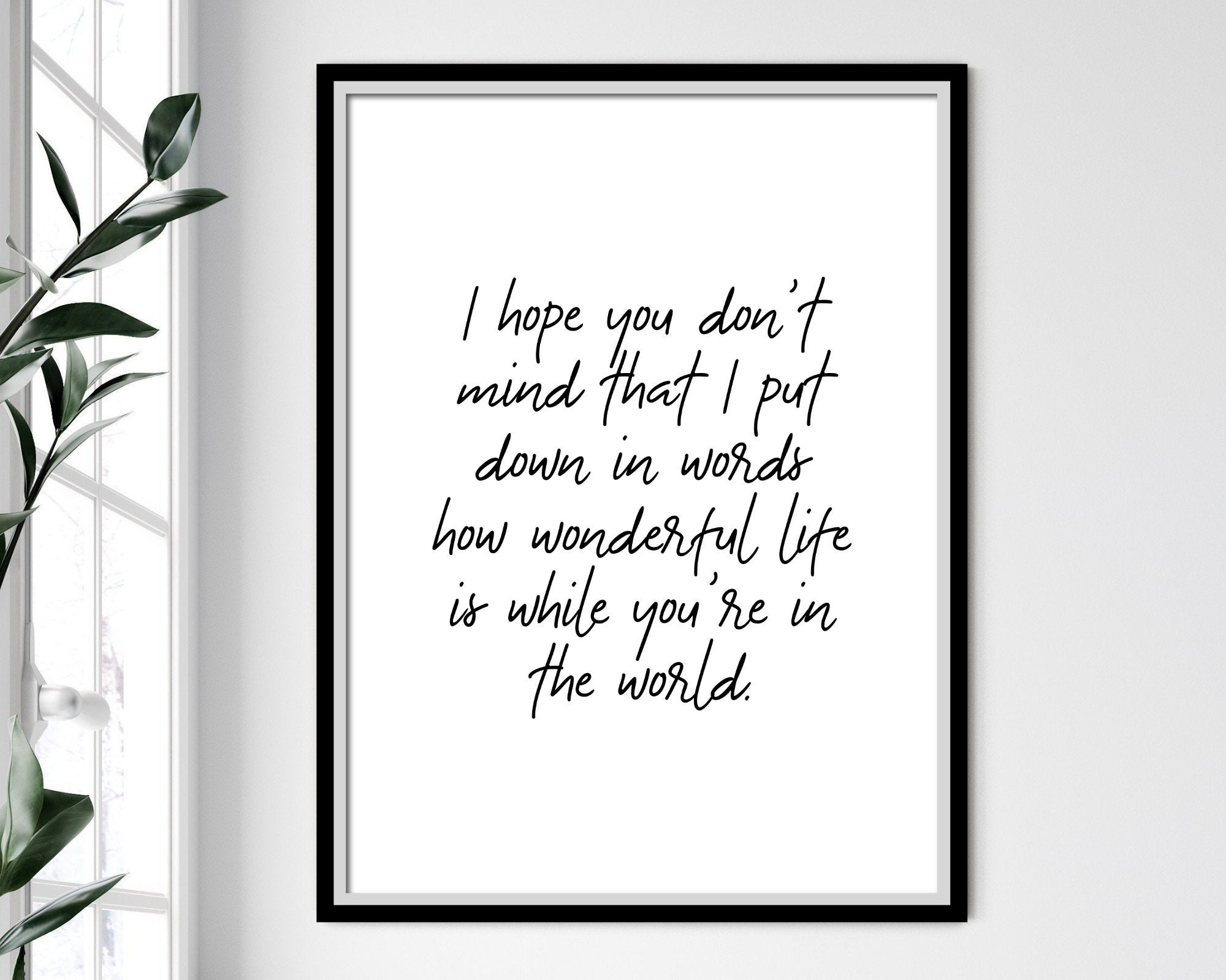 Your Song Elton John Wall Art Print Your Song Lyrics Poster Etsy
