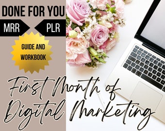 PLR MRR Los primeros 30 días de marketing digital Ebook Master Derechos de reventa MRR y derechos de etiqueta privada plr Hecho para usted Ebook Resell Digital