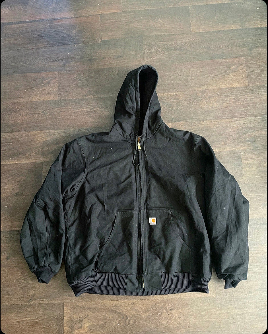 Mens carhartt jacket with deals hood