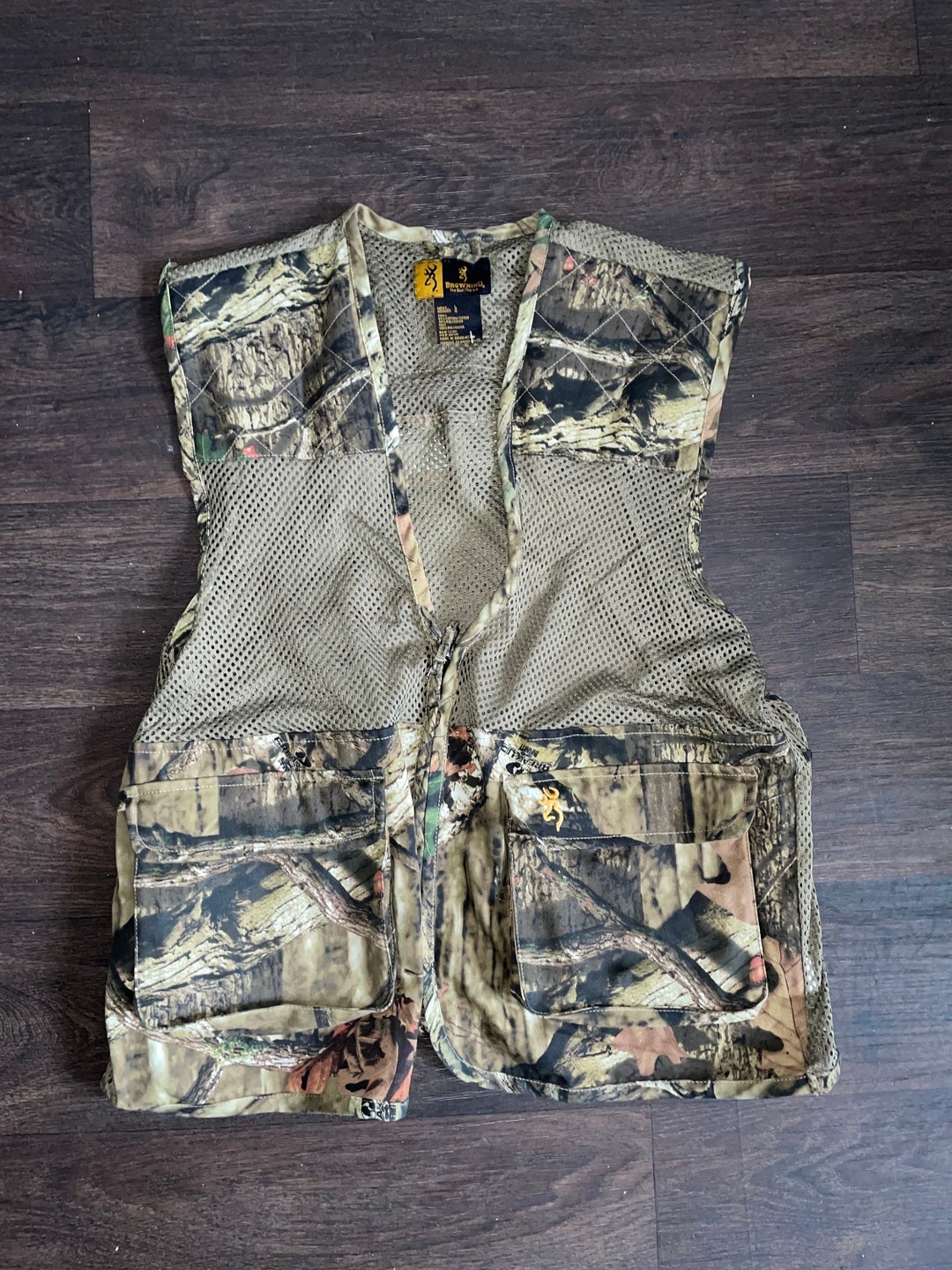 Browning Camouflage Camper Hunting Vest Etsy