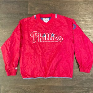 VF Philadelphia Phillies Men's V-Neck Moisture Wicking Jersey Shirt