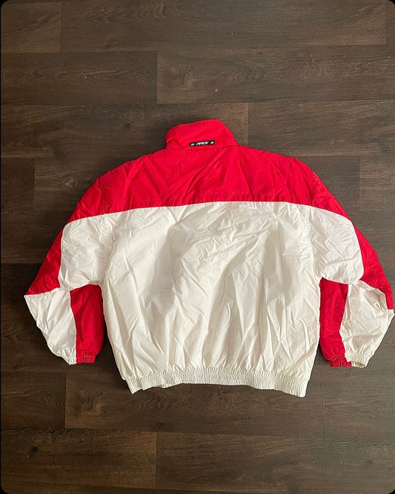 Vintage 90s Red/White APEX puffer jacket - image 5