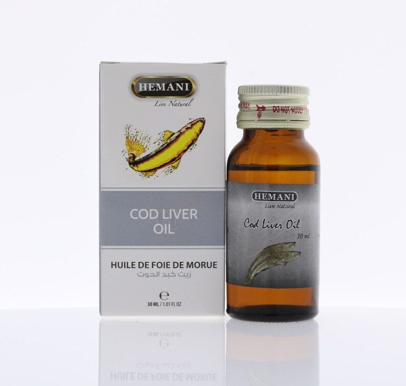 Cod Liver Oil 30ml Natural Herbal Oil Hemani Etsy
