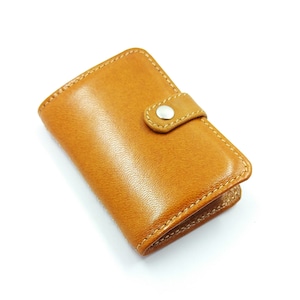 Leder-Kartenhalter mit Kunststoff Expander Slots, Brieftasche, Kreditkarte Halter Fall, Leder-Kartenhülle, minimalistische Leder-Kartenhalter