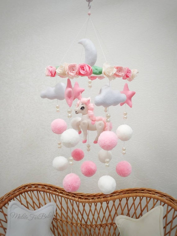 baby girl mobile for crib