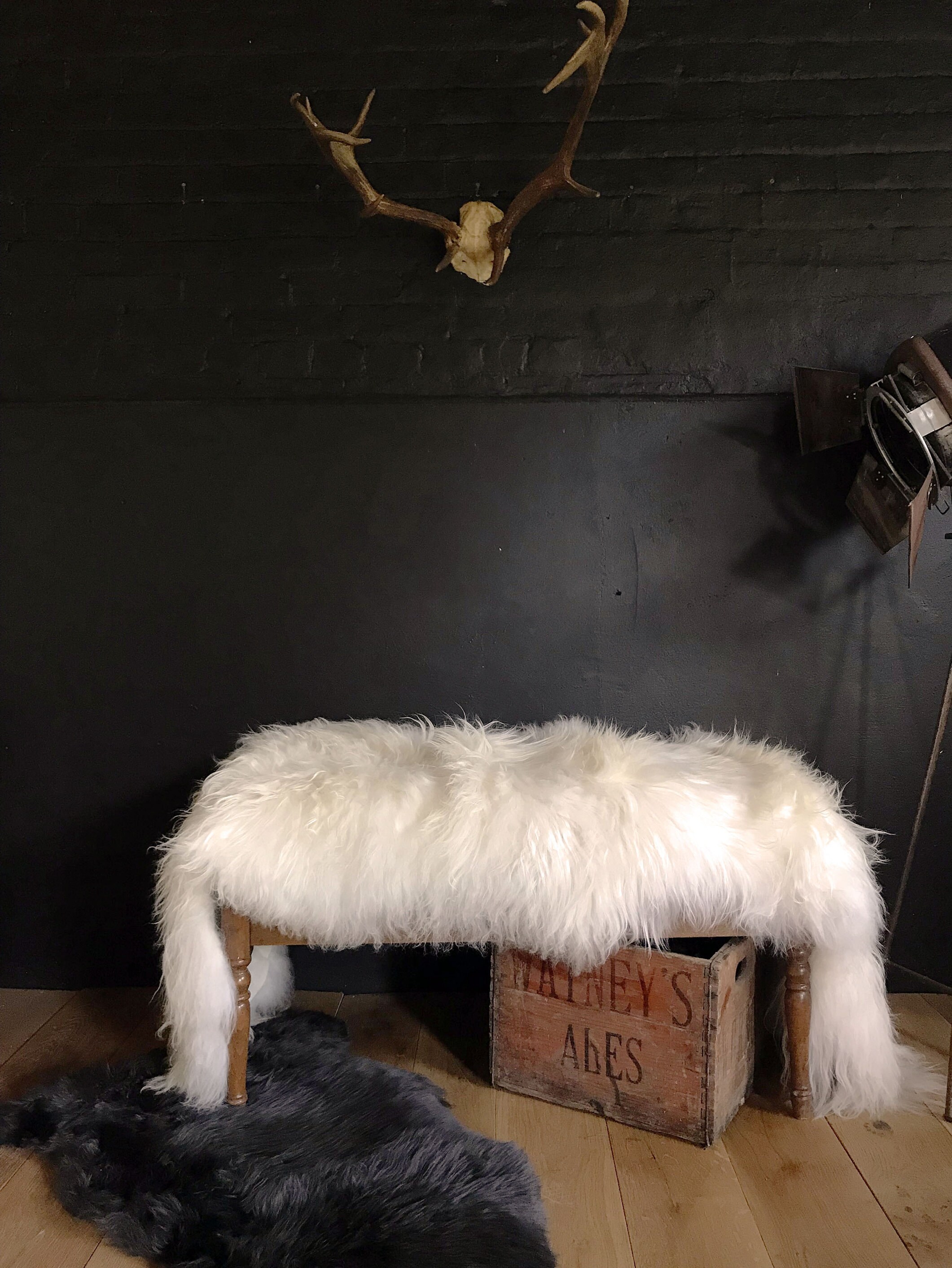 Icelandic Sheepskin Rug Ethical Natural White DOUBLE Etsy