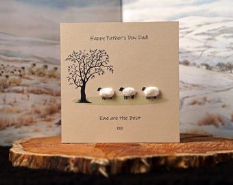 Fathers Day Card | Father's Card | Sheep Card | Handmade |