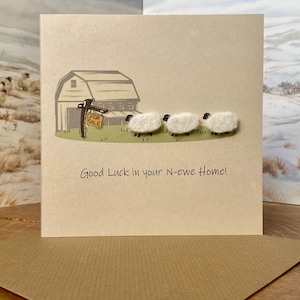 New Home Card | Keepsake New Home Gift | Personalised New Home | Congratulation on Moving Card