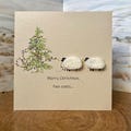 Christmas Card | Happy Xmas Card | Sheep Card | Personalised Card | For both of you |