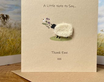 de remerciements | Conception de moutons | Personnalisé |