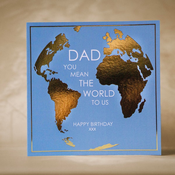 Dad Birthday Card | Dad  from Us Cards | Happy Birthday Dad | Cards for Him | Male Greeting Cards |