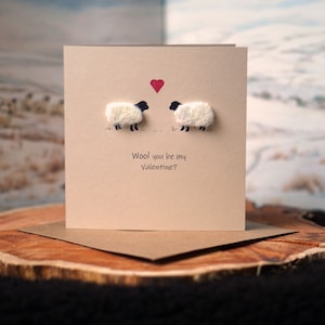 Valentine Card | Sheep Card | Love Card