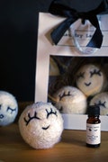 Laundry Balls, Wool Dryer Balls, Pack of 3 Laundry Ladies, Felted laundry balls, Organic, Natural Fabric Softener,