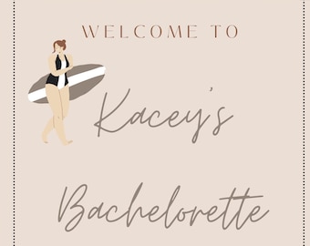 Bachelorette Itinerary