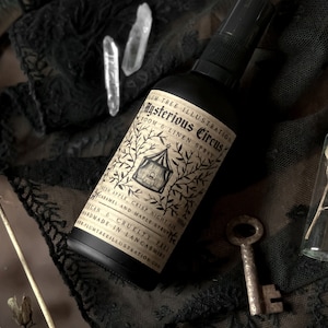 Mysterious Circus, Toffee Apple Room Spray - Vegan, cruelty free, Gothic, witchy, spooky, sustainable, dark academia witchcore halloween