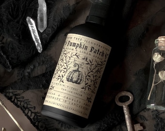 Pumpkin Patch Room Spray - Vegan, cruelty free, Gothic, witchy, spooky, halloween, eco, sustainable, dark academia, witchcore, halloween