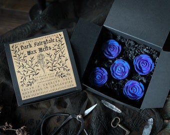 Dark Fairytale Sojawachs Melts - Rose und süße Marmelade, Gothic Wachs Melts, witchy, gruselig, goth, Soja, Öko, nachhaltig, dark academia, witchcore
