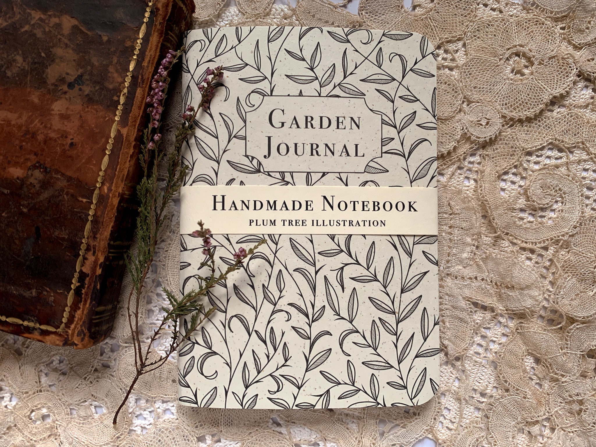 Cream Custom Notebook / Sketchbook | Thorns | Customisable | Nature Stationery | Dark academia Notebook | Cottagecore Notebook | Gothic Cream Custom Notebook / Sketchbook | Thorns | Customisable | Nature Stationery | Dark academia Notebook | Cottagecore Notebook | Gothic