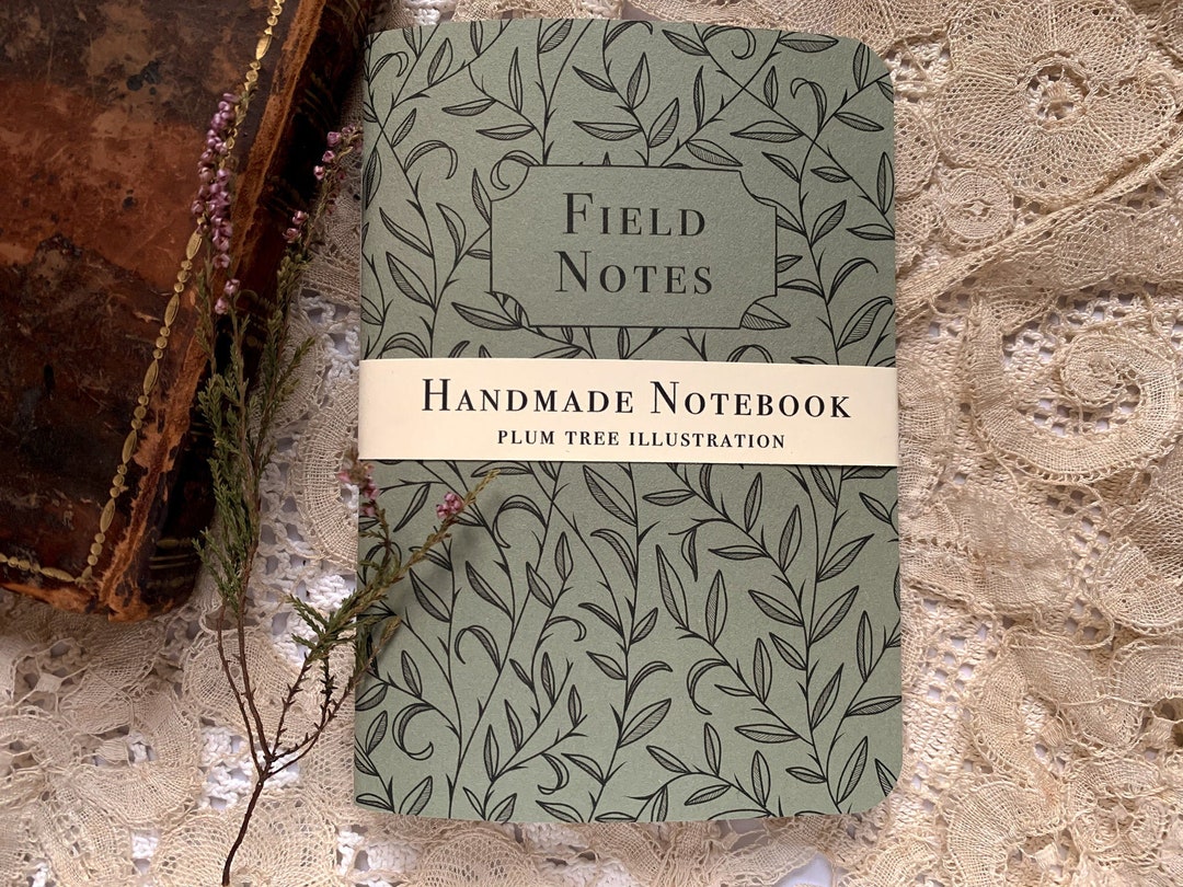 Green Custom Notebook / Sketchbook | Thorns | Customisable | Nature ...