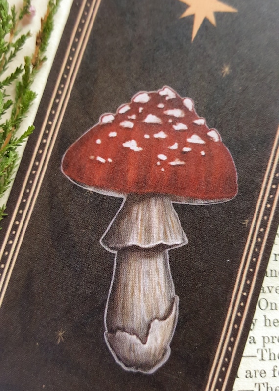 I painted a little mushroom bookmark! : r/cottagecore