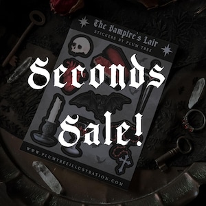 LIQUIDAÇÃO DE SEGUNDOS | Adesivos de Vampiro | Gótico, Halloween, Caveira, Coração, Caixão, Morcego, Vampiro, Bruxa, Fantasia, Papelaria
