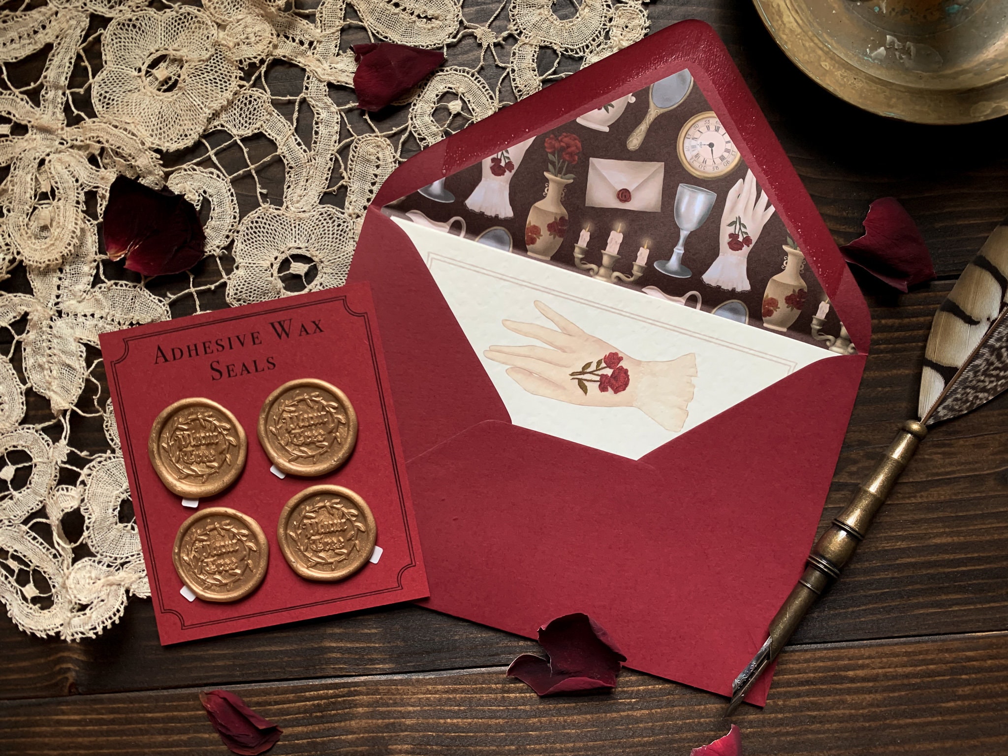 Victorian Letter Writing Set With Wax Seals Stationery Set Etsy UK