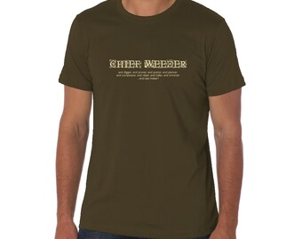 Unisex &#39;Chief Weeder&#39; (Head Gardener&#39;s Assistant) Fun Printed Gift T-shirt for Garden Lovers