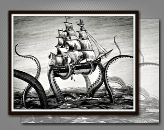 Sea Monster Etsy