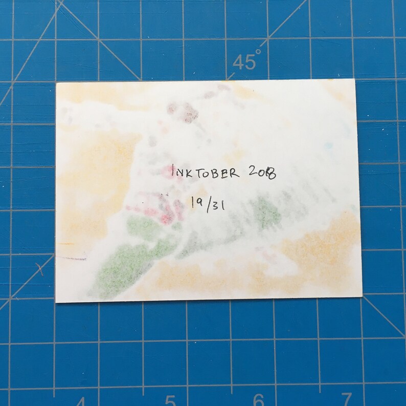 Power Instinct Original Sketch Card Inktober 2018 Fighting Game Retro Gaming Annie Hamilton