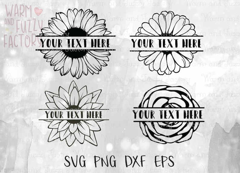 Free Free 93 Flower Split Monogram Svg Free SVG PNG EPS DXF File