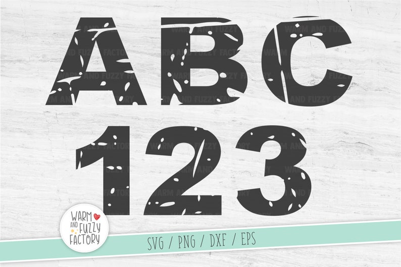 Download Distressed font svg cut files for Cricut Silhouette Rustic ...