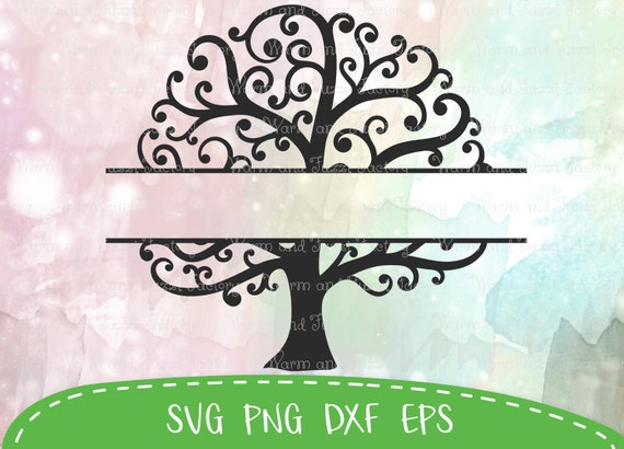 Download Split Monogram Family Tree Svg Tree Svg Family Tree Svg Etsy