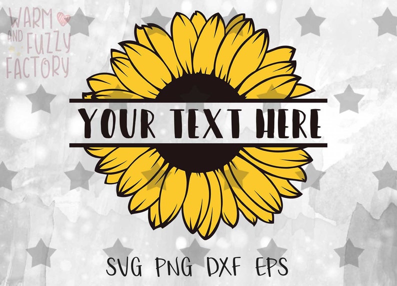 Free Free 155 Sunflower Split Monogram Svg SVG PNG EPS DXF File