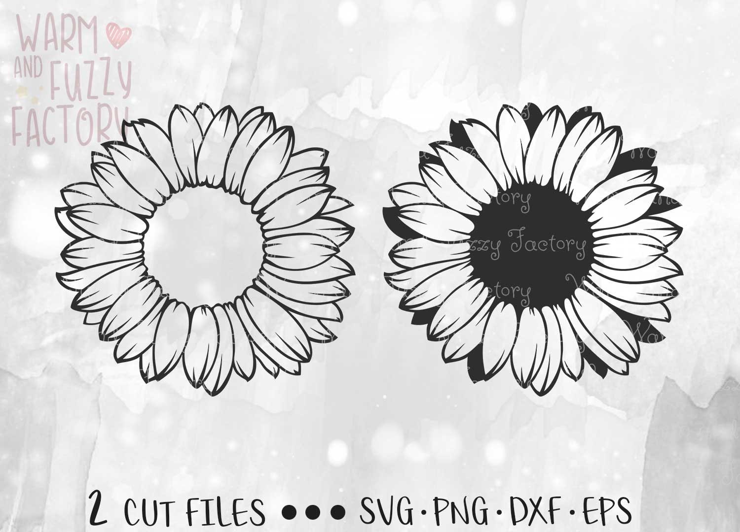 Free Free 115 Silhouette Sunflower Monogram Svg SVG PNG EPS DXF File