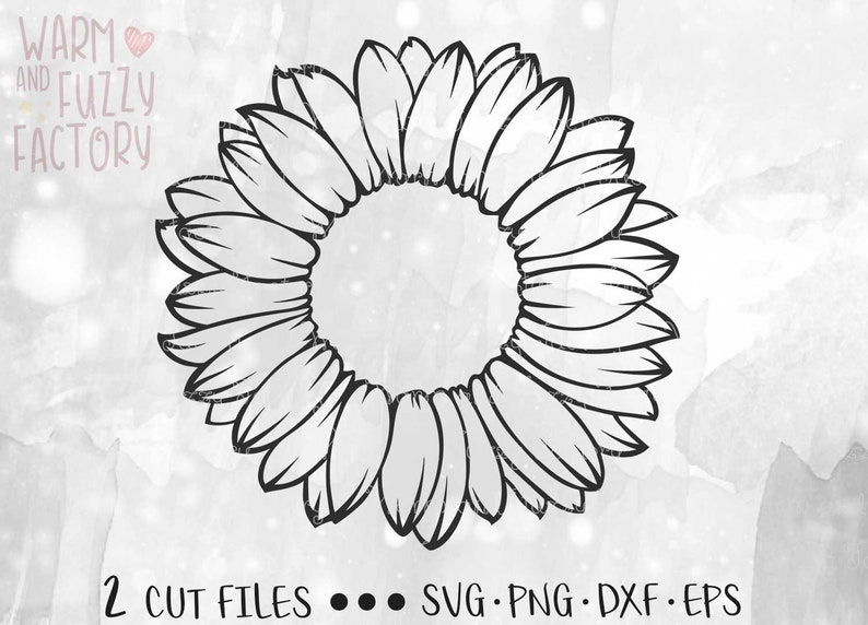 Download Sunflower svg Sunflower monogram svg Sunflower cut files ...
