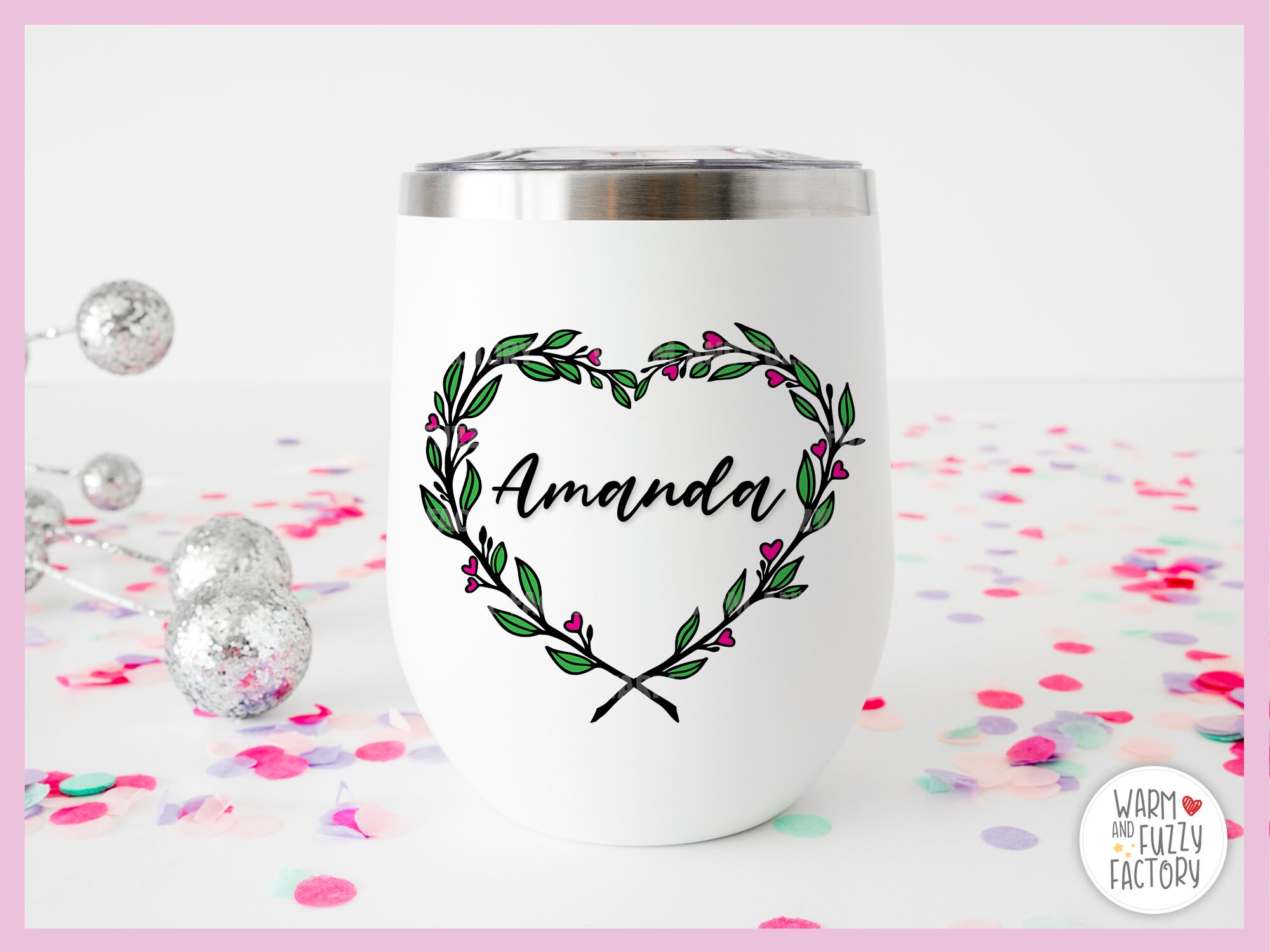 Floral Heart SVG Heart Wreath SVG Heart SVG Cut File for - Etsy
