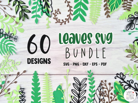 Leaves SVG, Paper Flower Leaves SVG, Leaf SVG, Leaves for Rolled Flowers svg, Leaves svg bundle, Paper leaves svg for Cricut and Silhouette
