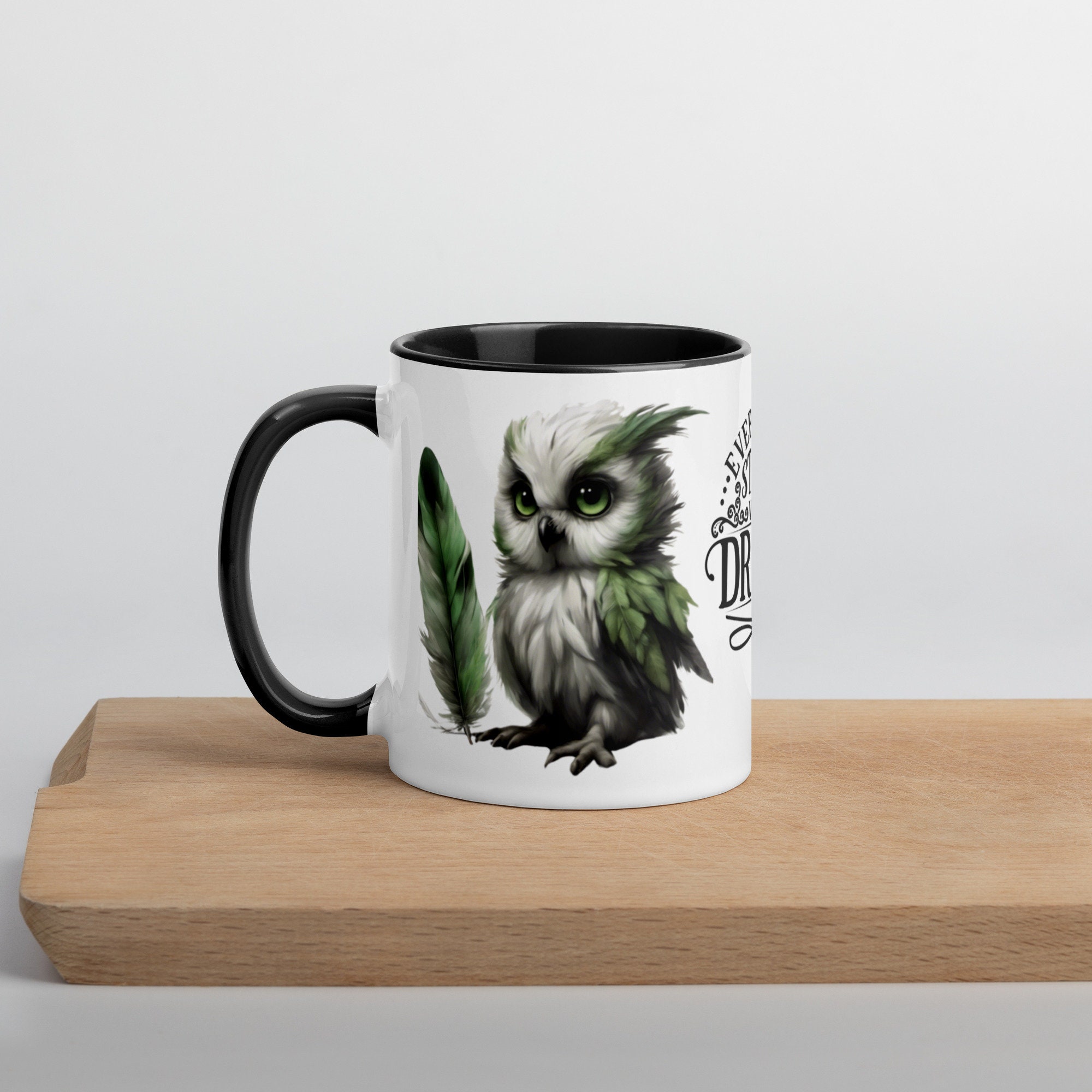 Owl Mug with Color Inside