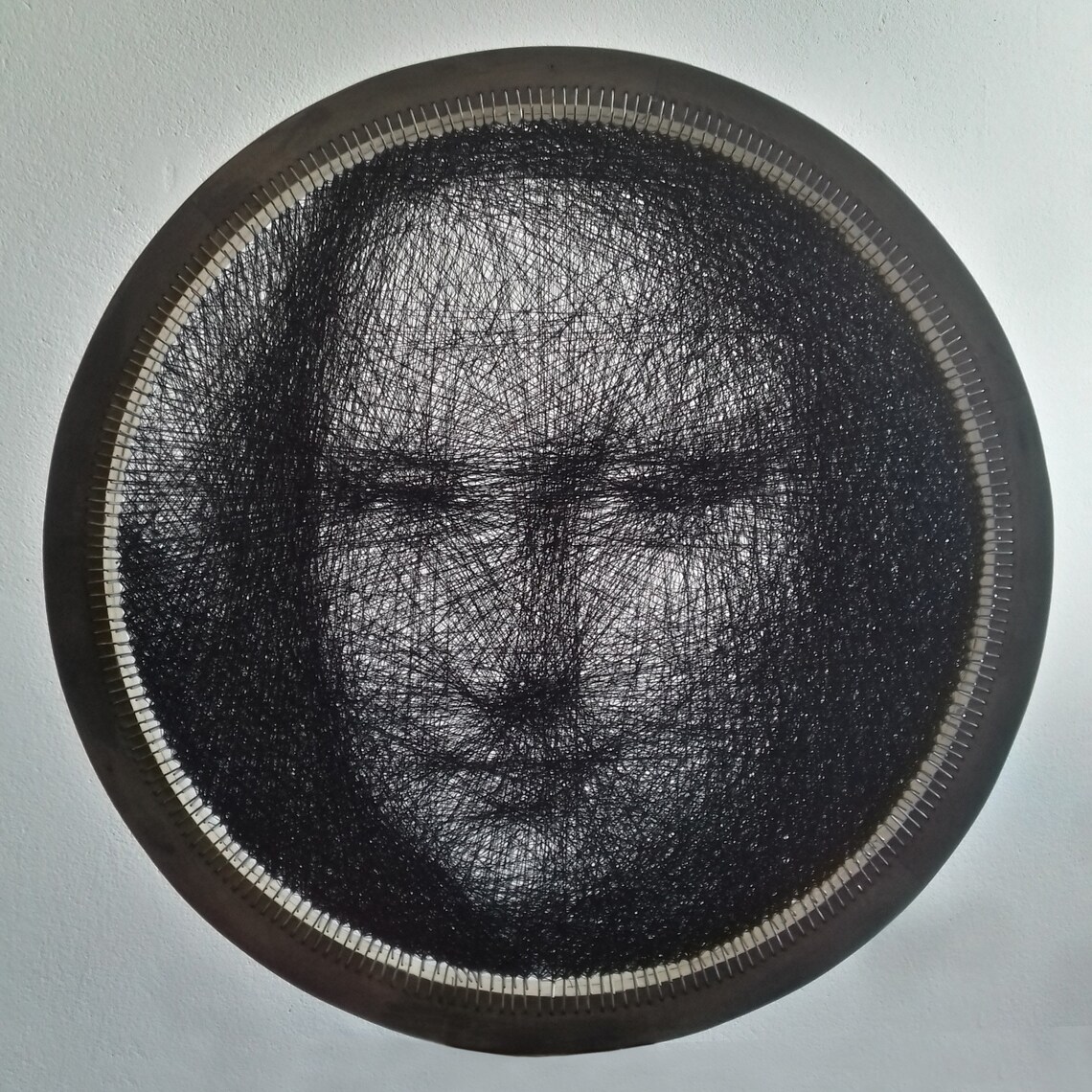 String Art Portrait Custom Portrait Wall Art Mona Lisa Etsy