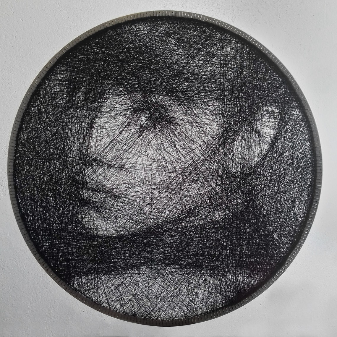 String Art Portrait Custom Portrait Wall Art Girl 01 Etsy