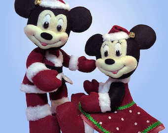 Mikey y Minnie Navidad