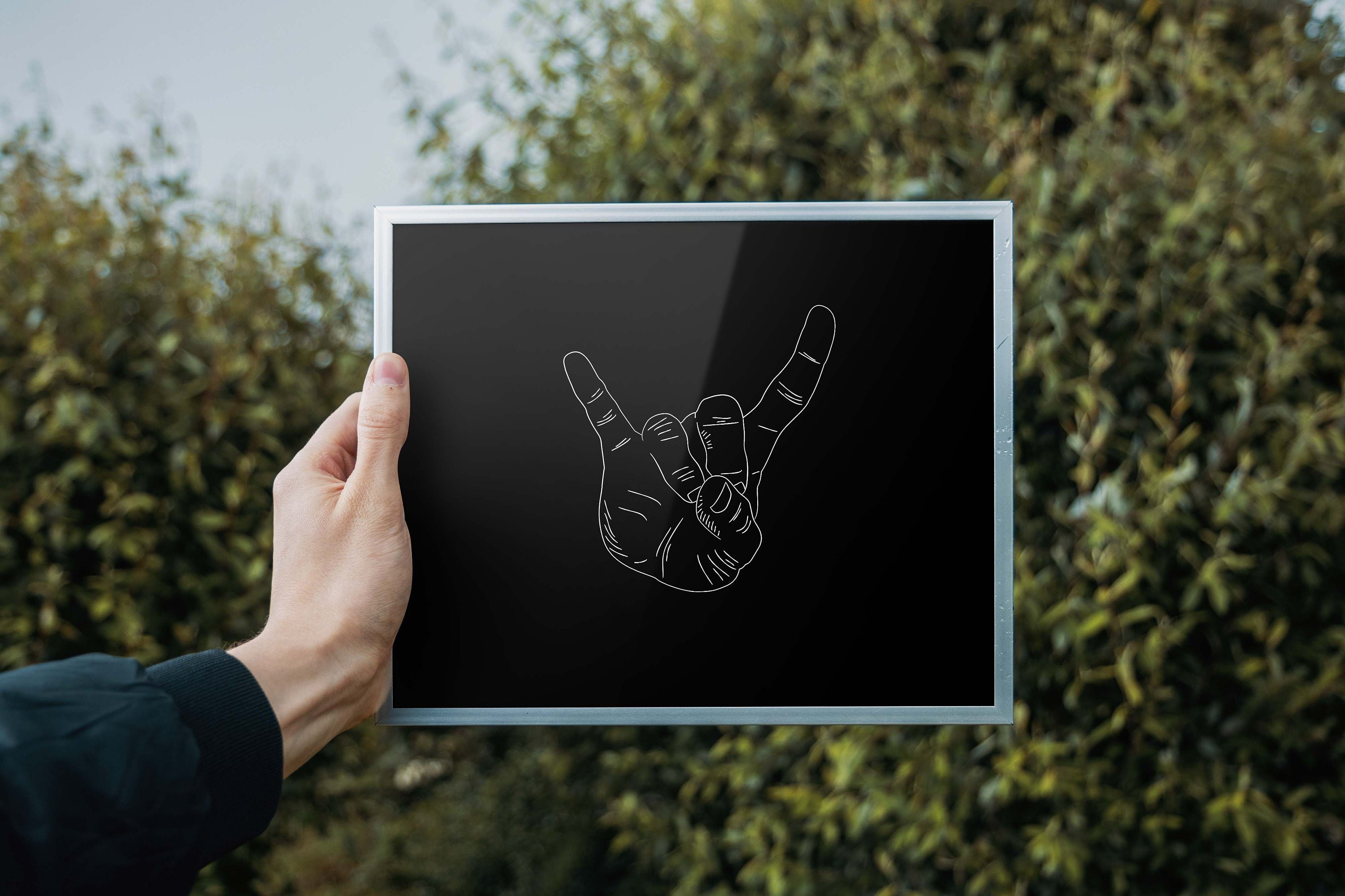 Eminem Poster Hip Hop Print Eminem Art Eminem Hand Sign Etsy