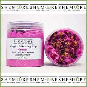 Luxury whipped exfoliating soap (Promise)