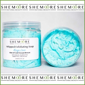 luxury whipped exfoliating soap (Kings Love)