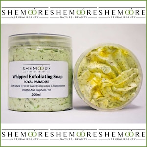 Luxury whipped Exfoliating soap (Royal Paradise)