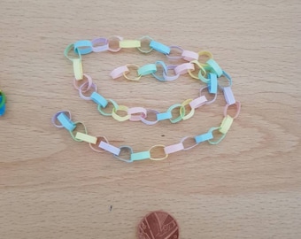 Pastel Paperchain 1/12th Scale