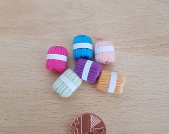 Pack of 6 Wool Assorted Colours (Colours may vary)