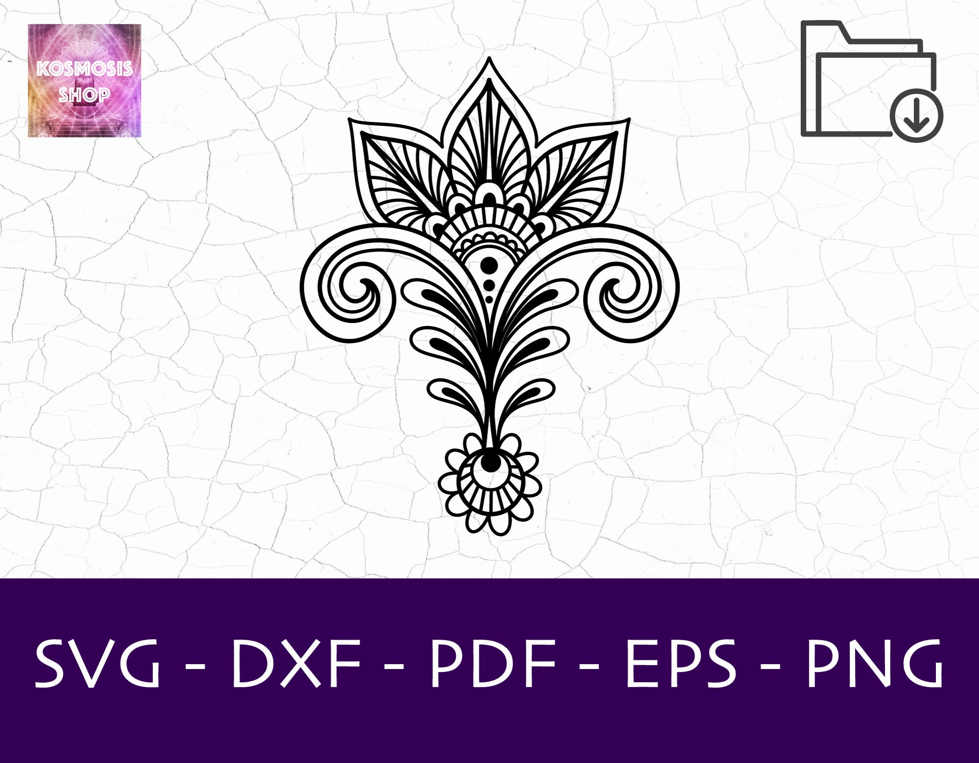 Henna Design Svg Henna Pattern Svg Mandala Svg Floral Svg Etsy Espa??a